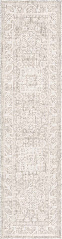 Detail image of 2' x 8' Easy-Clean Aztec Indoor / Outdoor Runner Rug