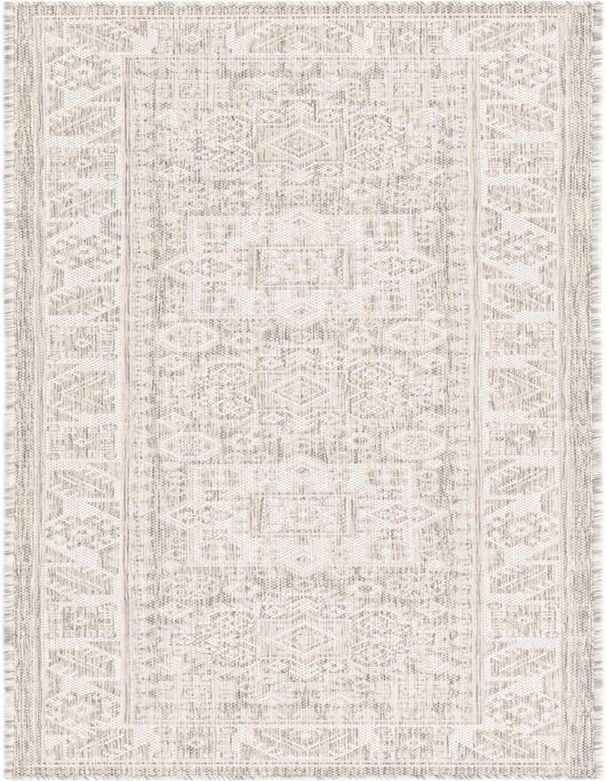 2' x 6' Easy-Clean Aztec Indoor / Outdoor Runner Rug