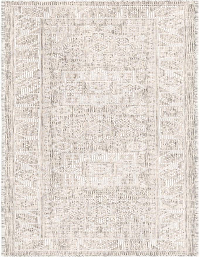 Detail image of 2' x 6' Easy-Clean Aztec Indoor / Outdoor Runner Rug