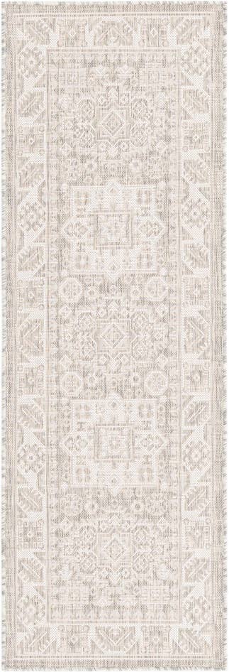 Detail image of 2' x 6' Easy-Clean Aztec Indoor / Outdoor Runner Rug