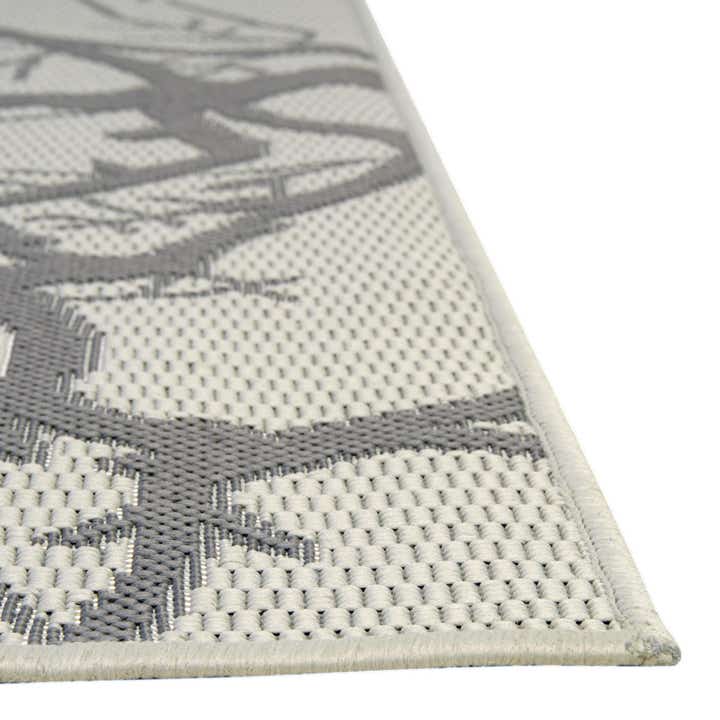 2' x 6' Easy-Clean Botanical Indoor / Outdoor Runner Rug