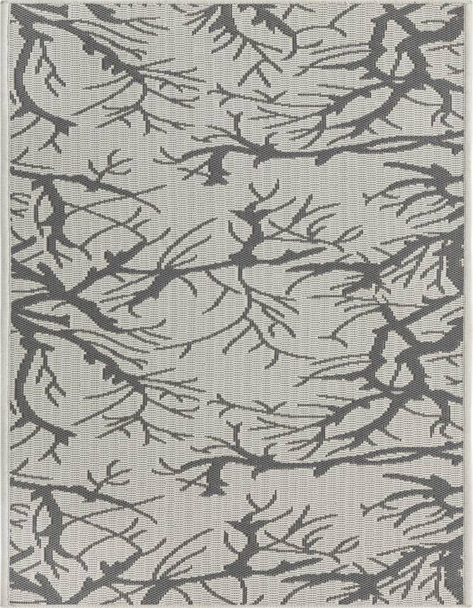 Detail image of 2' x 6' Easy-Clean Botanical Indoor / Outdoor Runner Rug