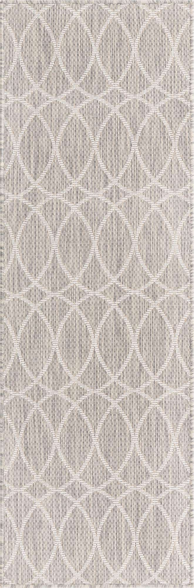 2' x 6' Easy-Clean Lattice Indoor / Outdoor Runner Rug