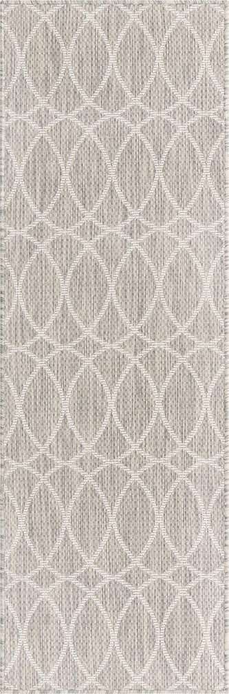 2' x 6' Easy-Clean Lattice Indoor / Outdoor Runner Rug