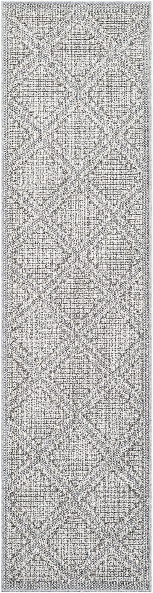 2' x 8' Washable Lattice Indoor / Outdoor Runner Rug