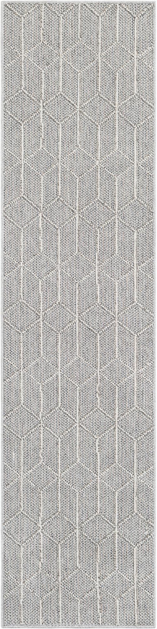 2' x 8' Washable Lattice Indoor / Outdoor Runner Rug