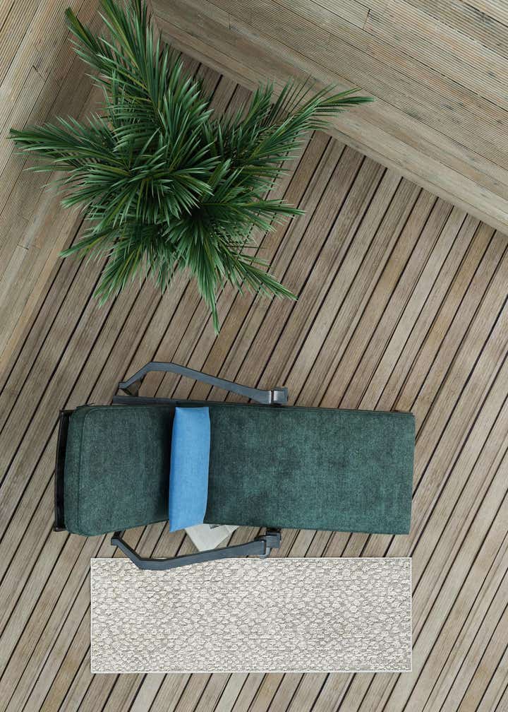 2' x 6' 1 Easy-Clean Safari Indoor / Outdoor Runner Rug