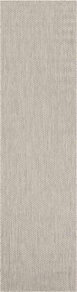 2' 7 x 10' Easy-Clean Solid Indoor / Outdoor Runner Rug