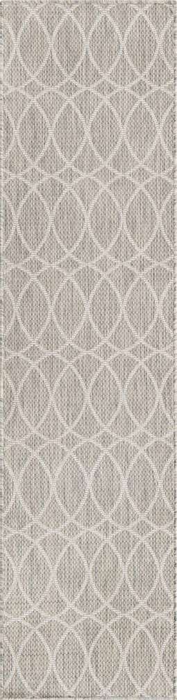 2' x 8' Easy-Clean Trellis Indoor / Outdoor Runner Rug