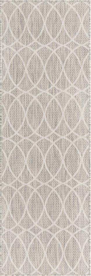 Detail image of 2' x 6' Easy-Clean Trellis Indoor / Outdoor Runner Rug