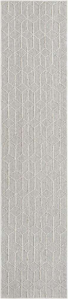 2' 7 x 12' Easy-Clean Trellis Indoor / Outdoor Runner Rug