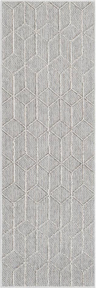 Detail image of 2' x 6' 1 Easy-Clean Trellis Indoor / Outdoor Runner Rug