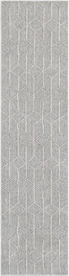 Detail image of 2' x 8' Easy-Clean Trellis Indoor / Outdoor Runner Rug