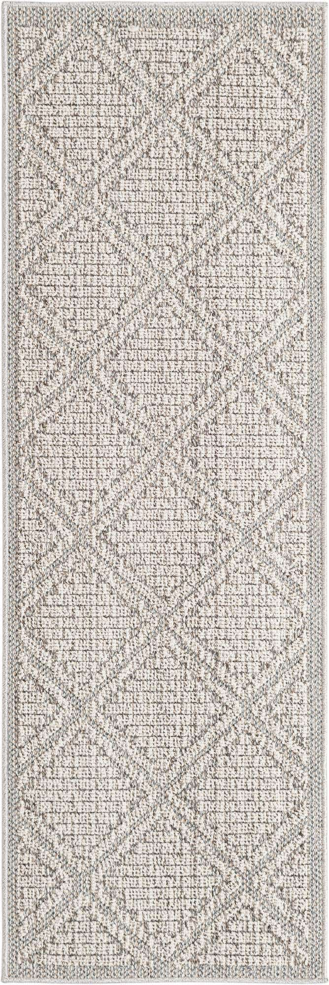 2' x 6' 1 Easy-Clean Trellis Indoor / Outdoor Runner Rug