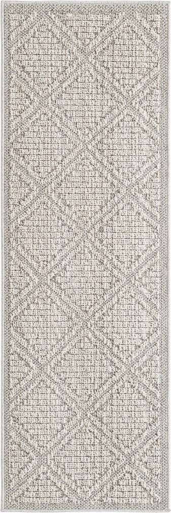 2' x 6' 1 Easy-Clean Trellis Indoor / Outdoor Runner Rug