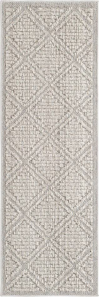 Detail image of 2' x 6' 1 Easy-Clean Trellis Indoor / Outdoor Runner Rug