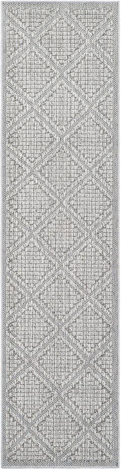 Detail image of 2' x 8' Easy-Clean Trellis Indoor / Outdoor Runner Rug