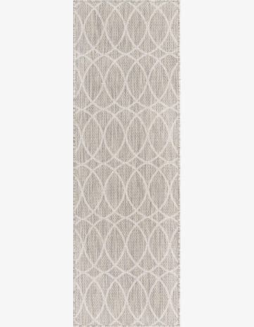 2' x 6' Easy-Clean Trellis Indoor / Outdoor Runner Rug