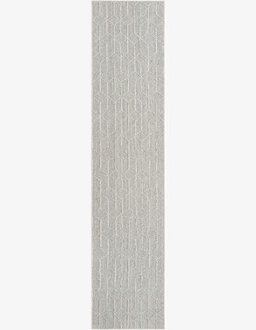 2' 7 x 12' Easy-Clean Trellis Indoor / Outdoor Runner Rug