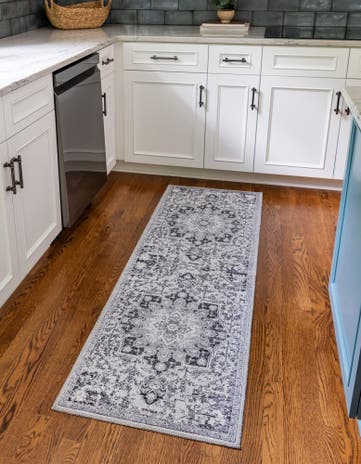 2' 7 x 12' Washable Renaissance Runner Rug
