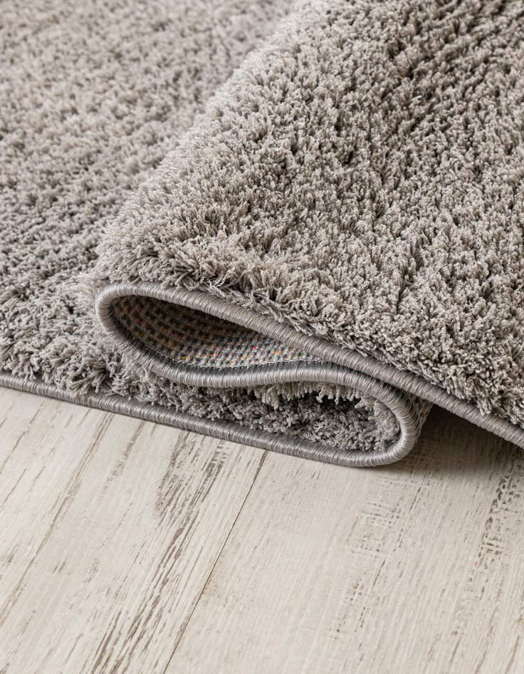 Detail image of 2' 7 x 10' Solid Shag Runner Rug