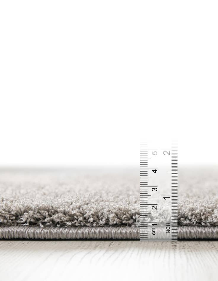 Detail image of 2' 7 x 10' Solid Shag Runner Rug