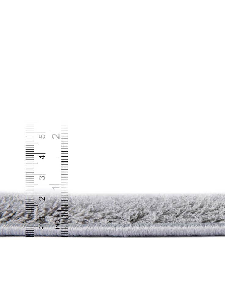 Detail image of 2' 7 x 10' Solid Shag Runner Rug