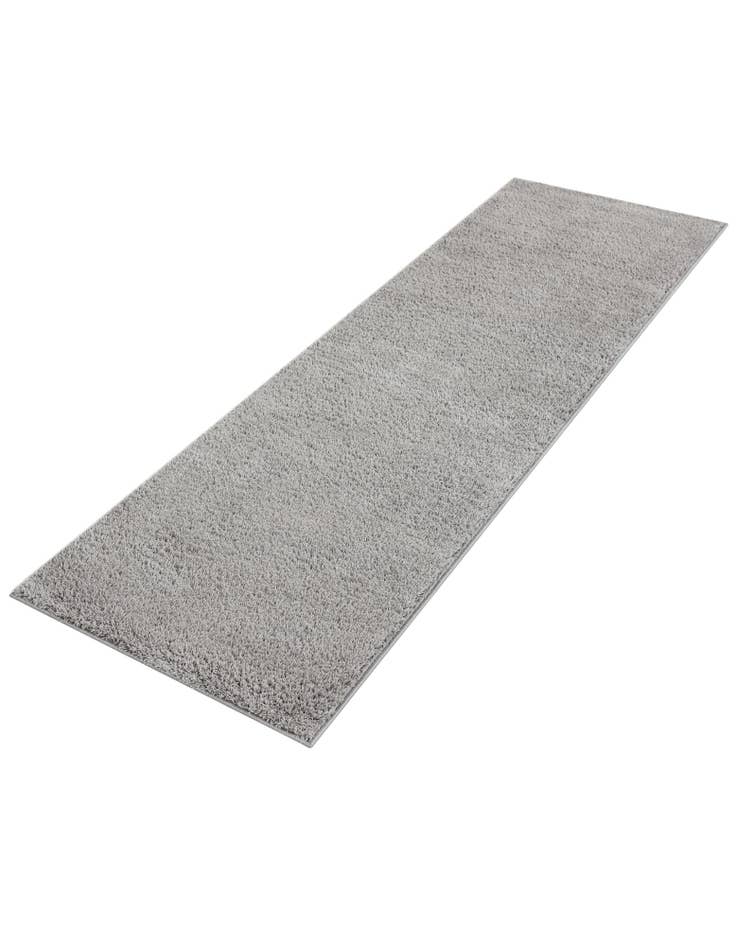 Detail image of 2' x 6' 9 Solid Shag Runner Rug