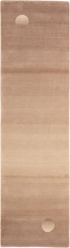 Detail image of 2' 8 x 9' 8 Hand Knotted Tibet Wool Runner Rug