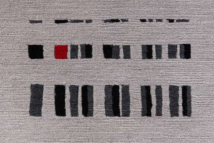 2' 9 x 9' 7 Hand Knotted Tibet Wool Runner Rug