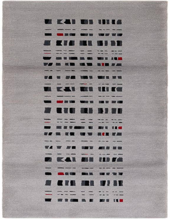 Detail image of 2' 9 x 9' 7 Hand Knotted Tibet Wool Runner Rug
