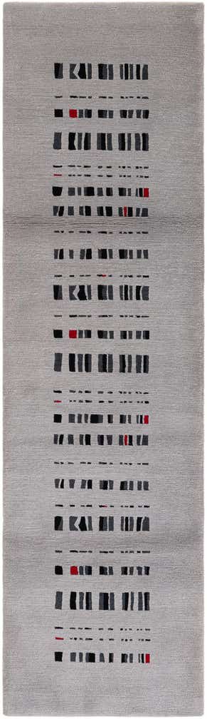 2' 9 x 9' 7 Hand Knotted Tibet Wool Runner Rug