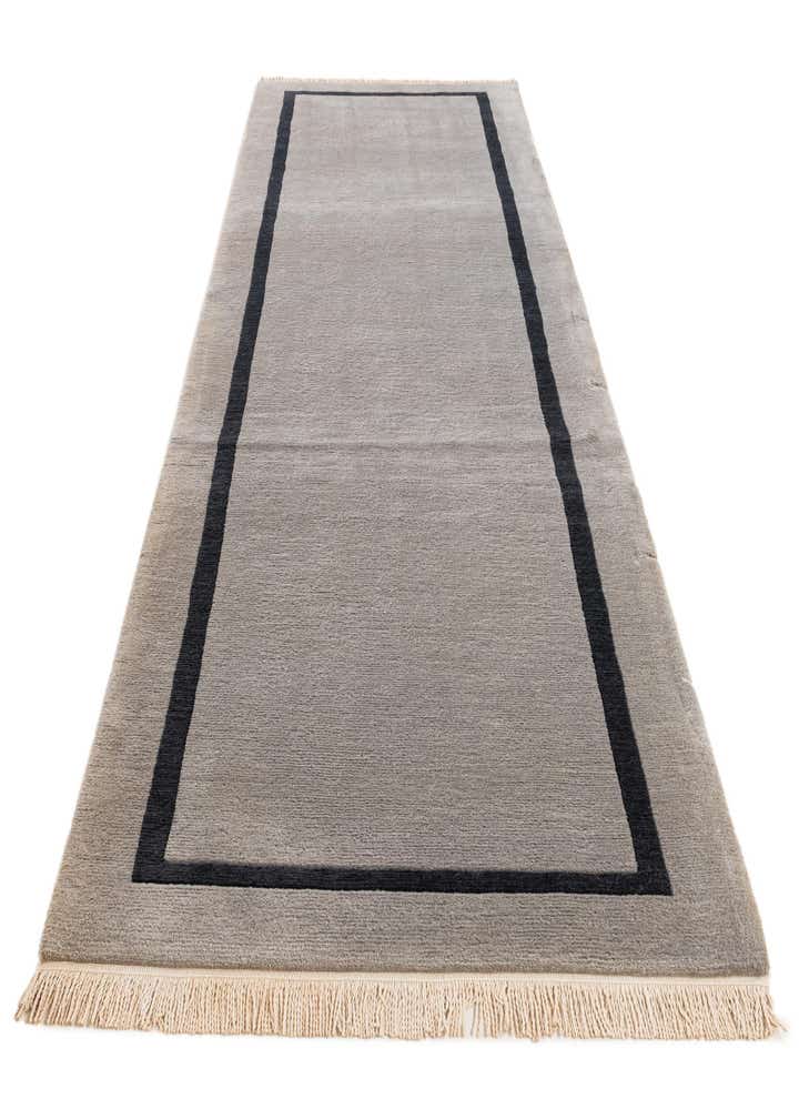 3' 1 x 11' 5 Hand Knotted Tibet Wool Runner Rug