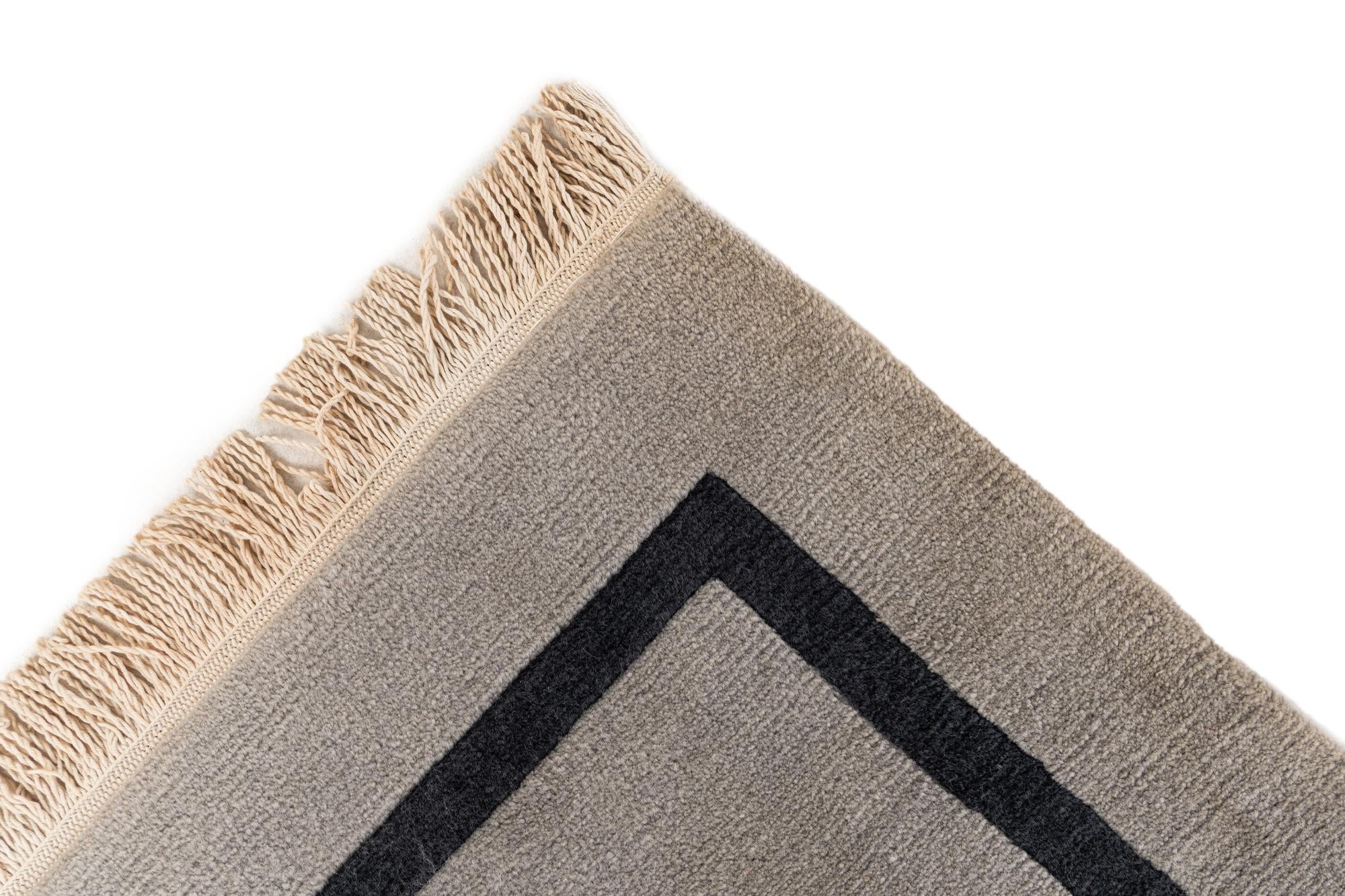 3' 1 x 11' 5 Hand Knotted Tibet Wool Runner Rug