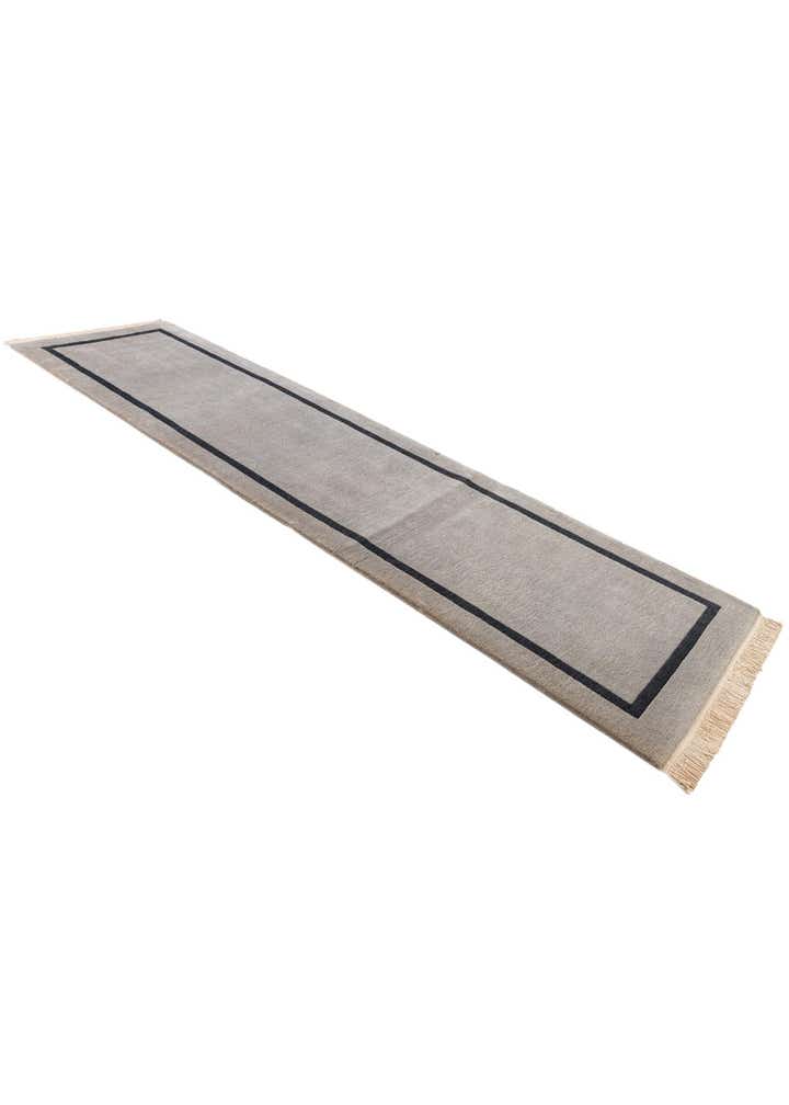 3' 1 x 11' 5 Hand Knotted Tibet Wool Runner Rug