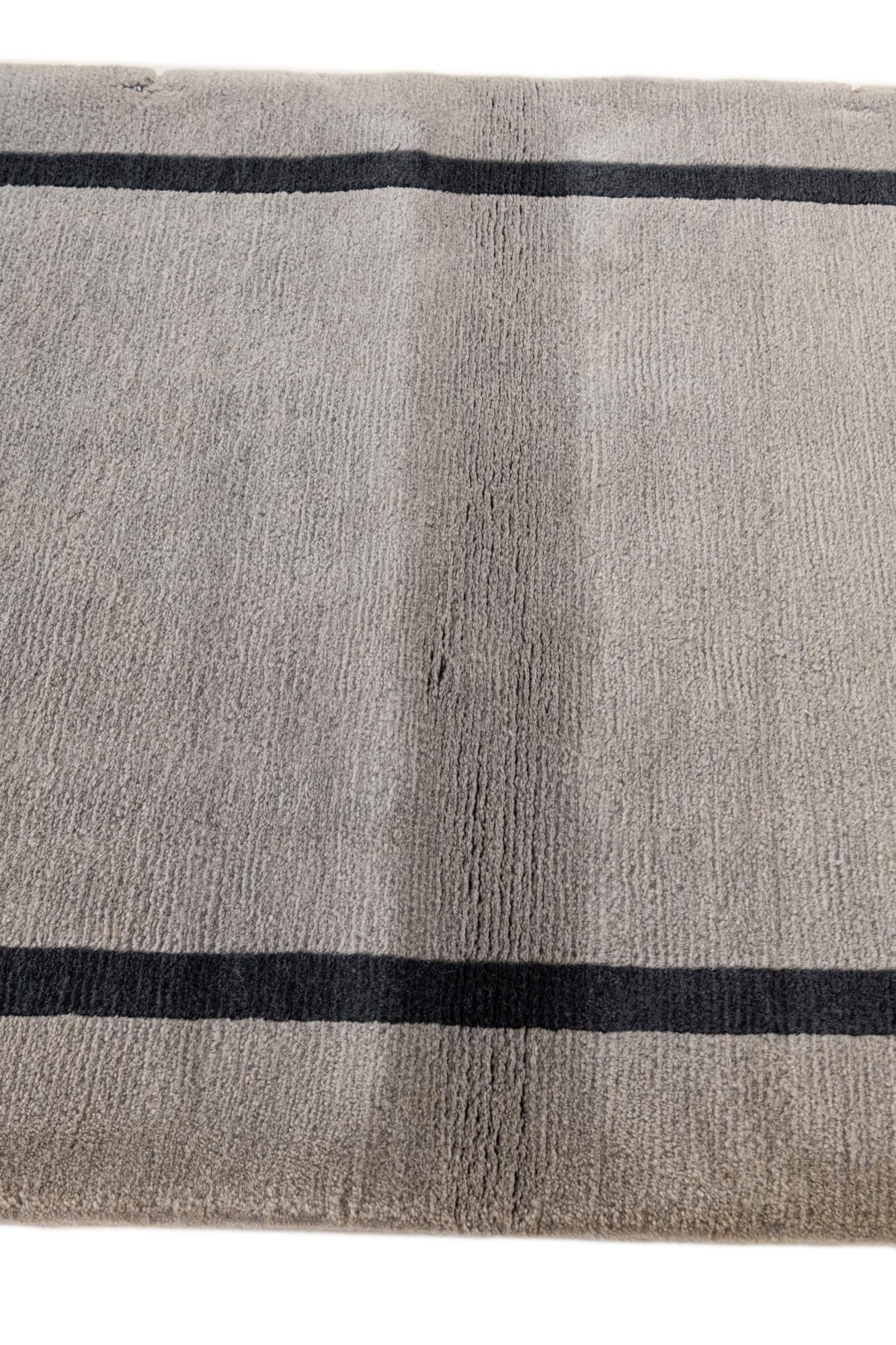 3' 1 x 11' 5 Hand Knotted Tibet Wool Runner Rug