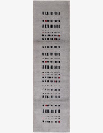 2' 9 x 9' 7 Hand Knotted Tibet Wool Runner Rug