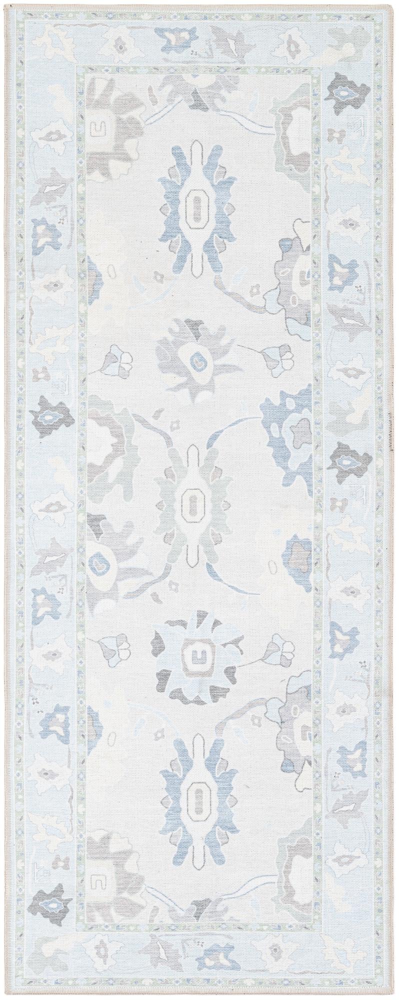 2' 7 x 6' 5 Washable Timeless Runner Rug