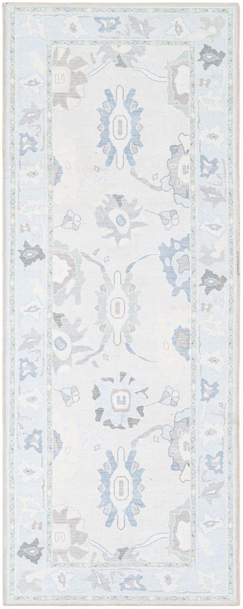 2' 7 x 6' 5 Washable Timeless Runner Rug