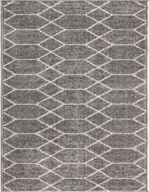 Detail image of 2' x 9' Trellis Frieze Runner Rug