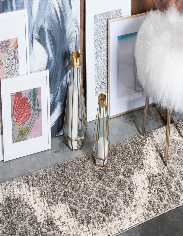 Detail image of 2' x 6' Trellis Runner Rug