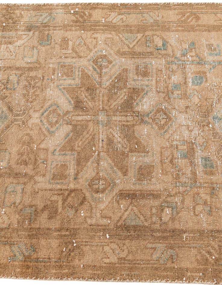 Detail image of 3' 4 x 10' 7  Hand Knotted Ultra Vintage Persian Wool Runner Rug