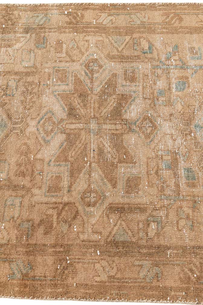 3' 4 x 10' 7 Hand Knotted Ultra Vintage Persian Wool Runner Rug