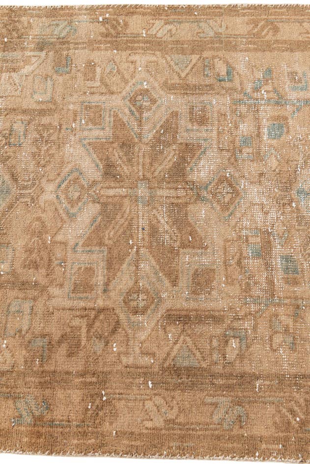 Detail image of 3' 4 x 10' 7 Hand Knotted Ultra Vintage Persian Wool Runner Rug
