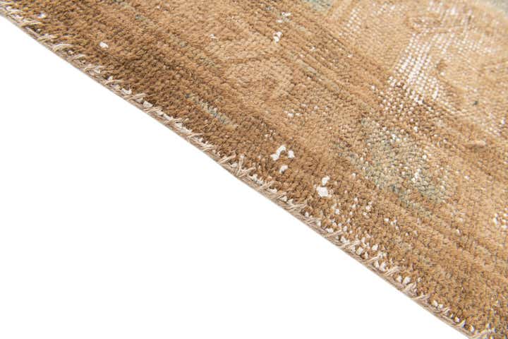 3' 4 x 10' 7 Hand Knotted Ultra Vintage Persian Wool Runner Rug