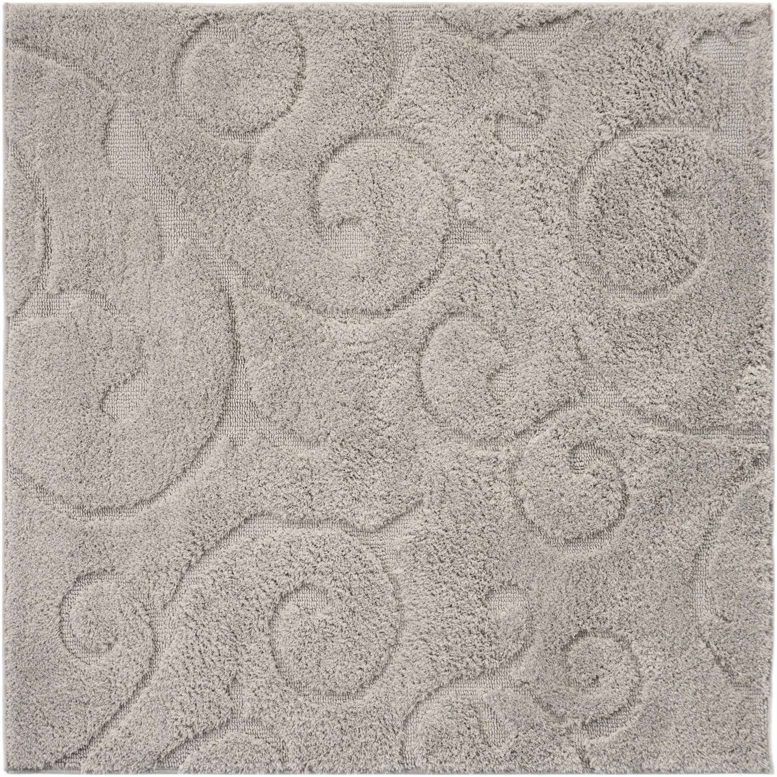 4' x 4' Botanical Shag Square Rug