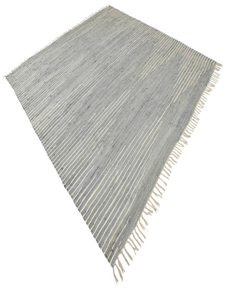 Detail image of 10' x 10'  Hand Woven Chindi Cotton Square Rug