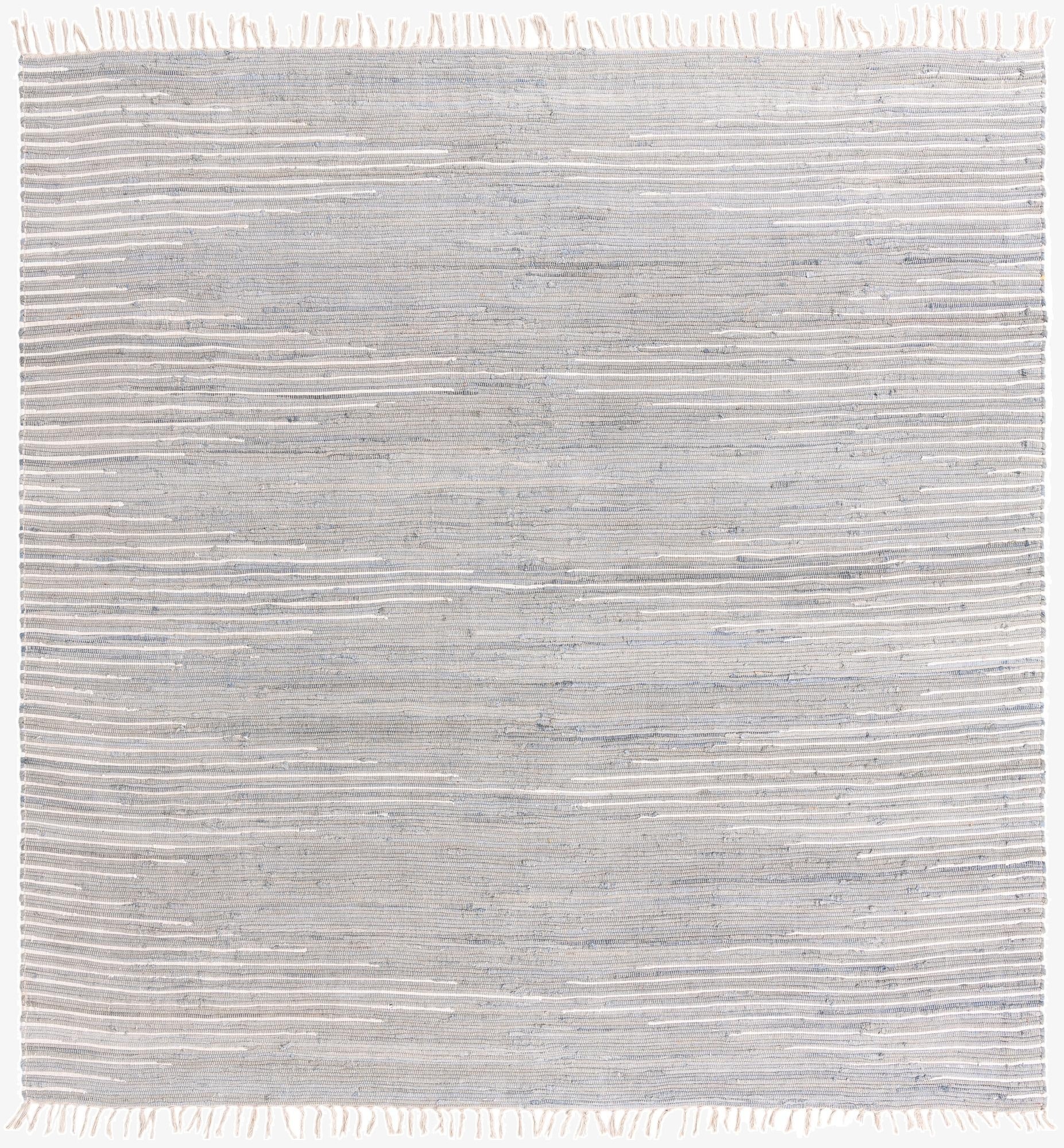 10' x 10'  Hand Woven Chindi Cotton Square Rug