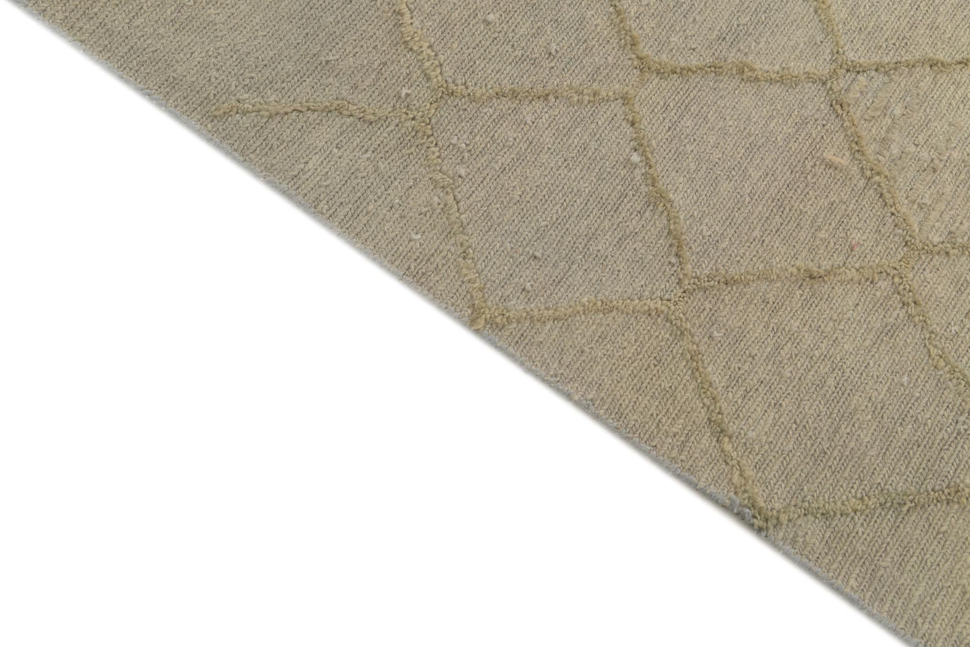 6' 6 x 7' 9 Hand Knotted Darya Wool Square Rug