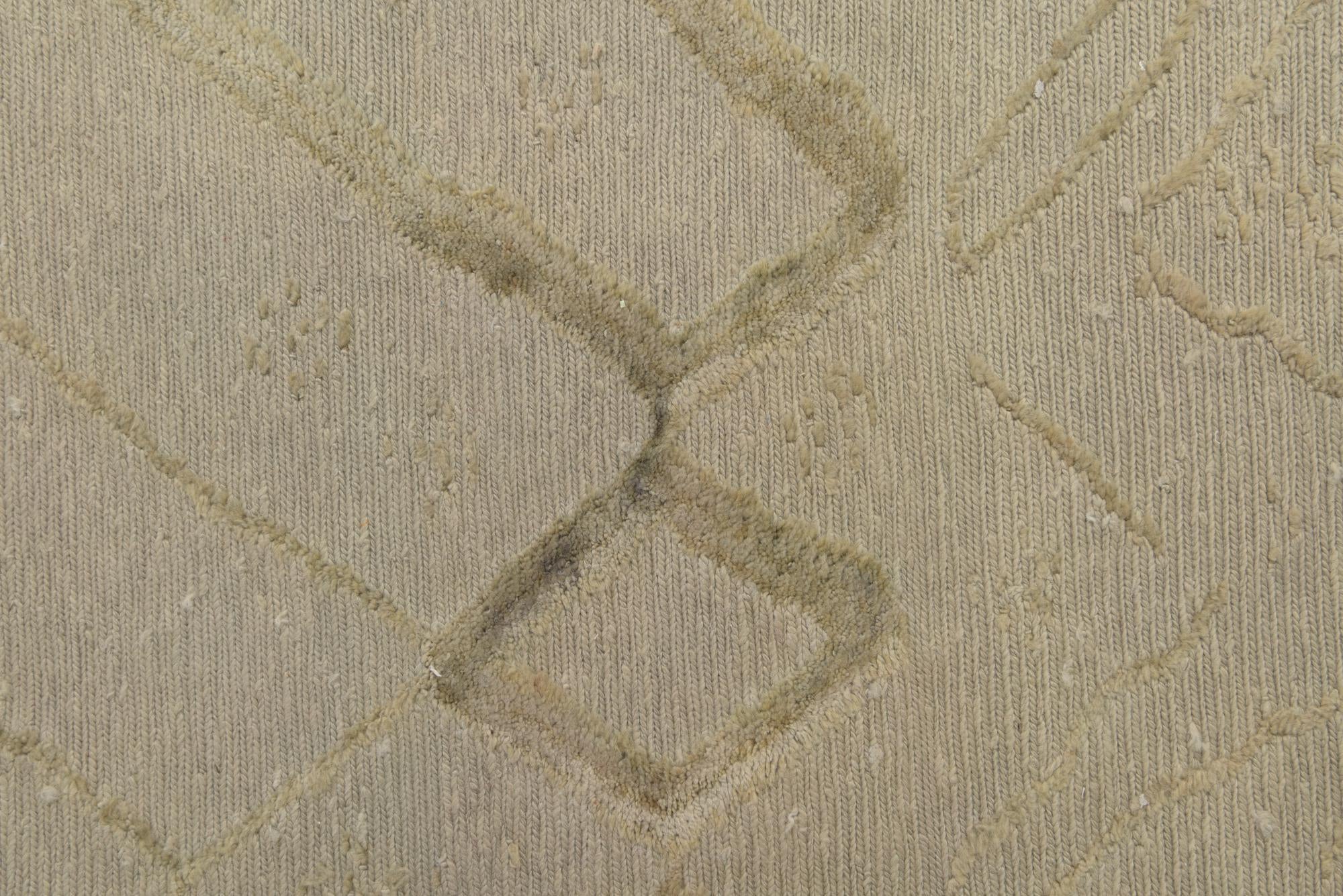 6' 6 x 7' 9 Hand Knotted Darya Wool Square Rug